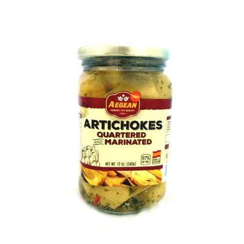 ARTICHOKE 1/4 MARINATED AEGEAN 370g