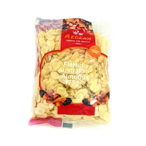 ALMONDS FLAKED AUST AEGEAN 175g