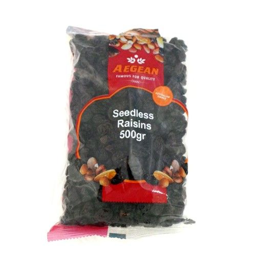 RAISINS SEEDLESS AEGEAN 500g