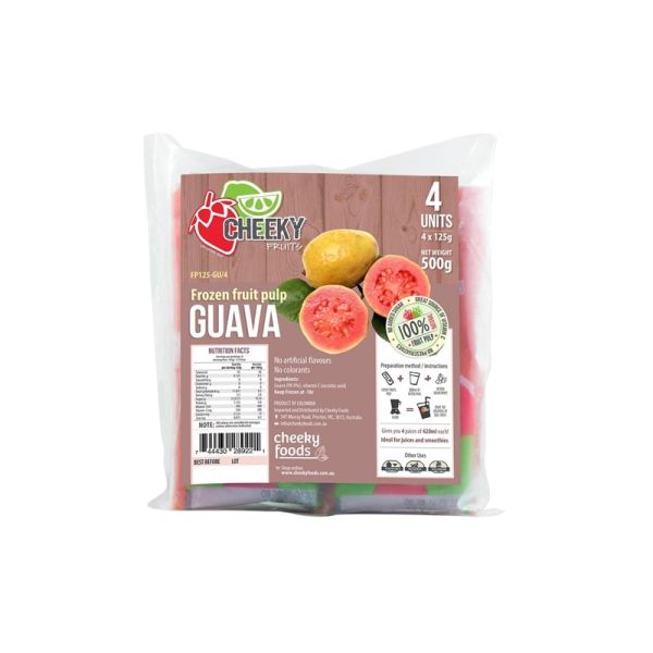 CHEEKY PULP FROZEN GUAVA 4X125g