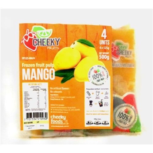 CHEEKY PULP FROZEN MANGO 4 X 125g