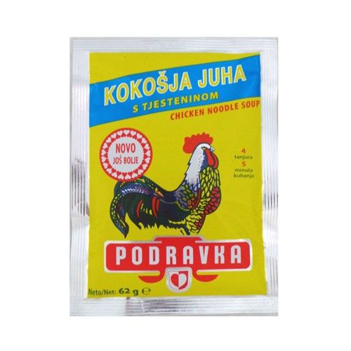 PODRAVKA CHICKEN NOODLE SOUP 62G