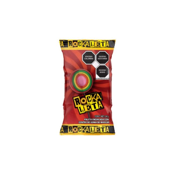 ROCKALETA LOLLIPOP SONRICS x18 432g