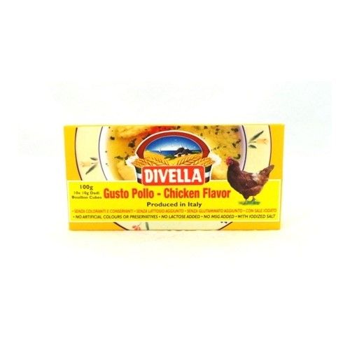 DIVELLA CHICKEN STOCK CUBES 100g