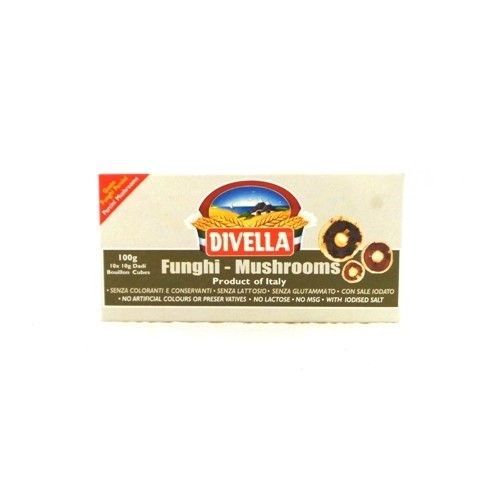 DIVELLA MUSHROOM STOCK CUBE 100g