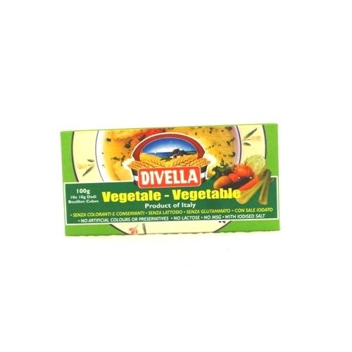 DIVELLA VEGETABLE STOCK CUBE 100g