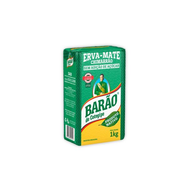 BARAO VERDE YERBA ERVA NATIVA MATE 1kg