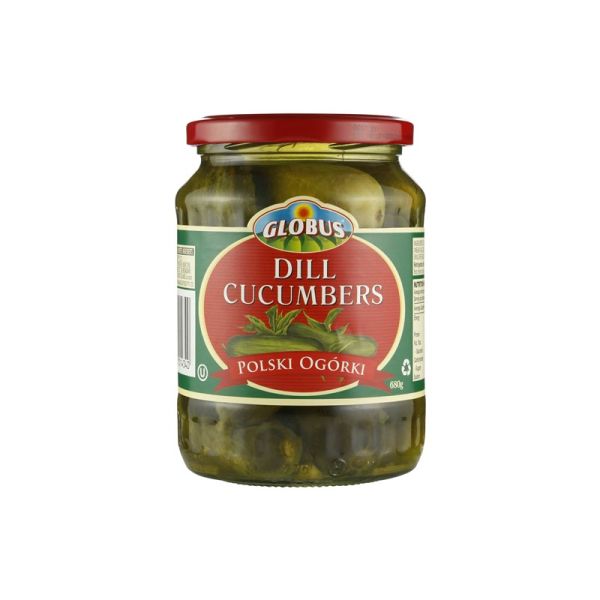 GLOBUS DILL CUCUMBERS 680g