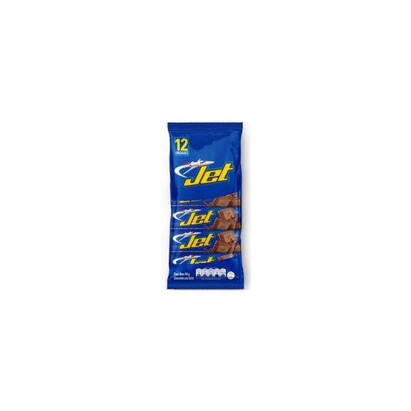 JET MILK CHOCOLATE 12 x 12g (144g)