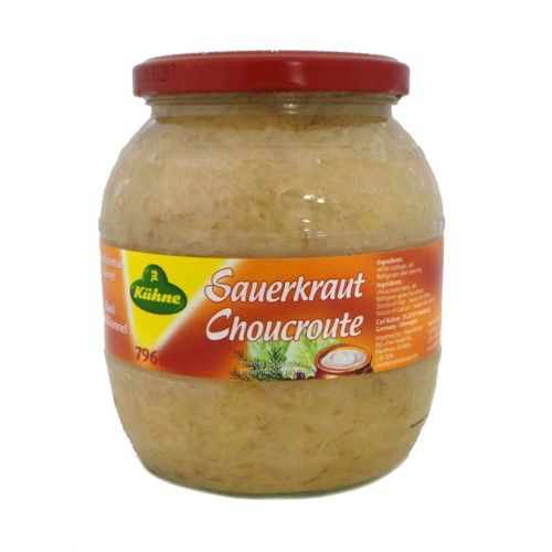 KUHNE SAUERKRAUT CHOUCROUTE BARREL 796g