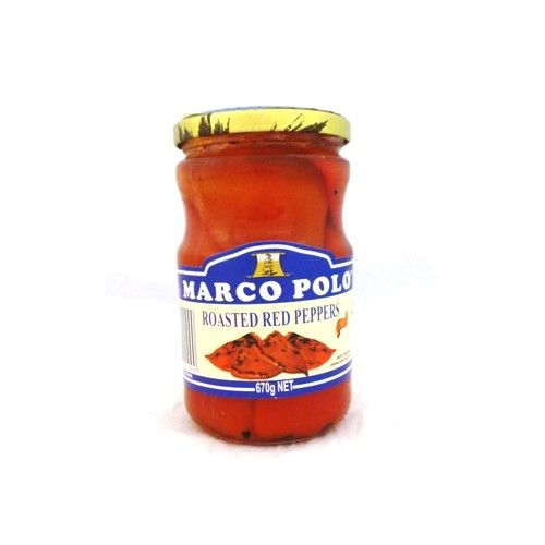 MARCO POLO ROASTED RED PEPPERS 670g