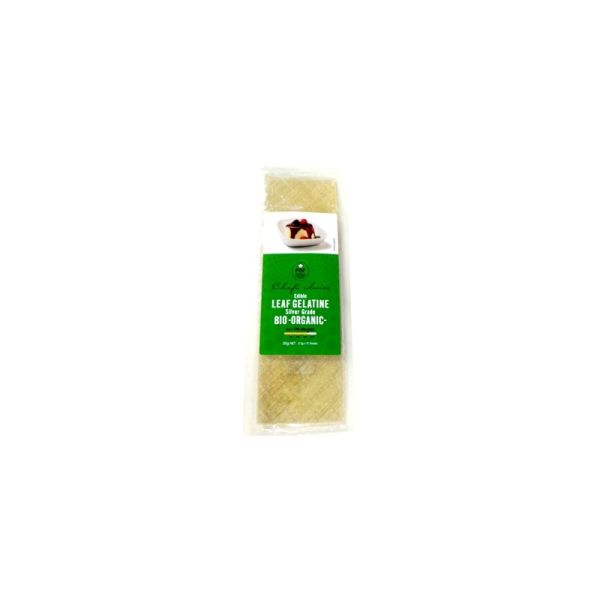 CHEF'S CHOICE GELATINE LEAF BIO-ORGANIC 30g