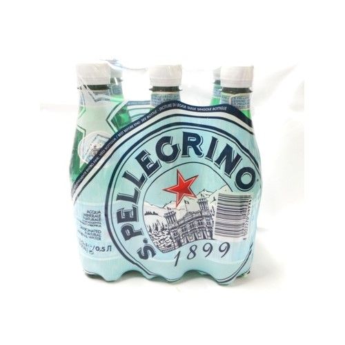 SAN PELLEGRINO MINERAL WATER PLASTIC 6 x 500ml