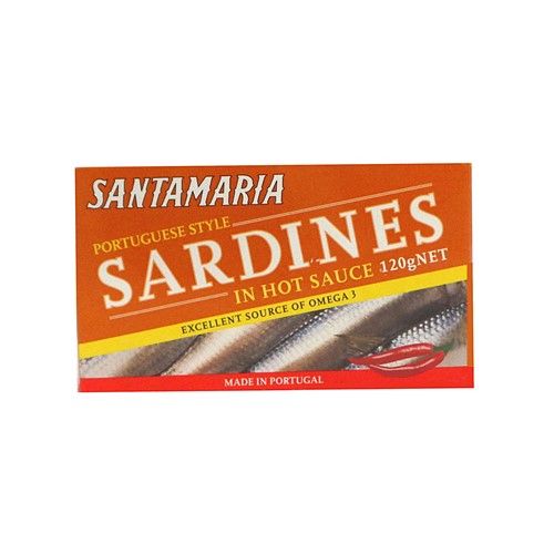 SARDINE HOT SAUCE SANTAMARIA 120g