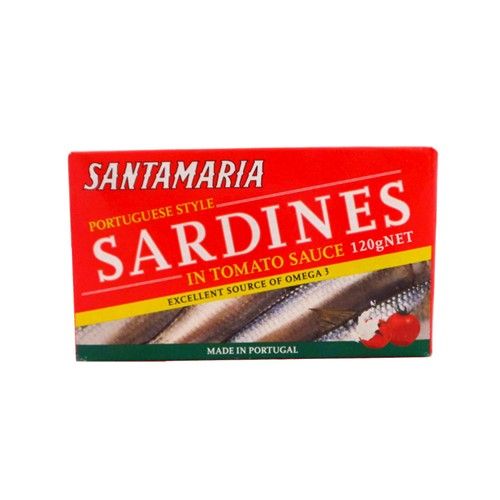 SARDINE IN TOMATOE SAUCE SANTAMARIA 120g