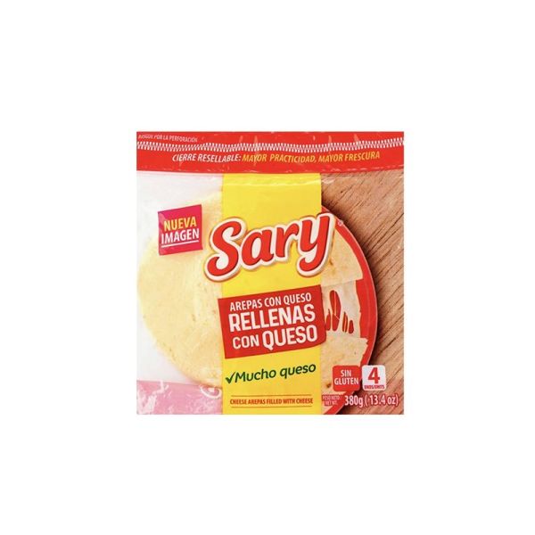 SARY CHEESE FILLED AREPAS 380g