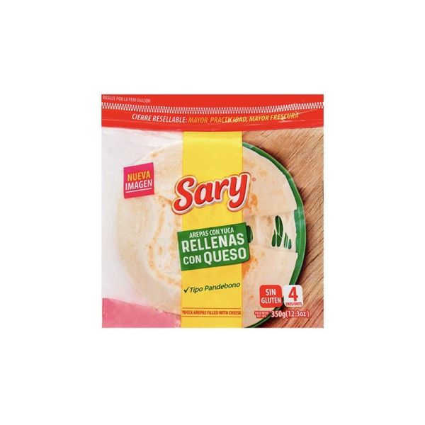 SARY CASSAVA YUCA AREPAS WITH CHEESE 380g