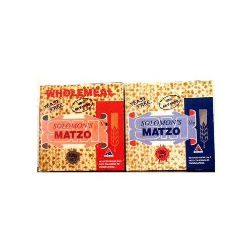 SOLOMONS MATZO REGULAR BREAD 400g