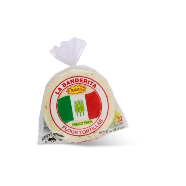 LA BANDERITA 6"" TORTILLA FAMILY PACK PKT