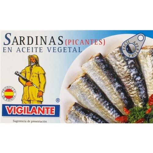 SARDINES VEG OIL VIGILANTE 120g