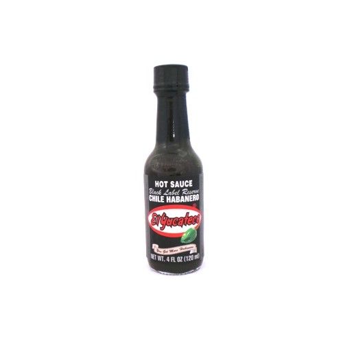 EL YUCATECO HABANERO HOT SAUCE BLACK 120ml