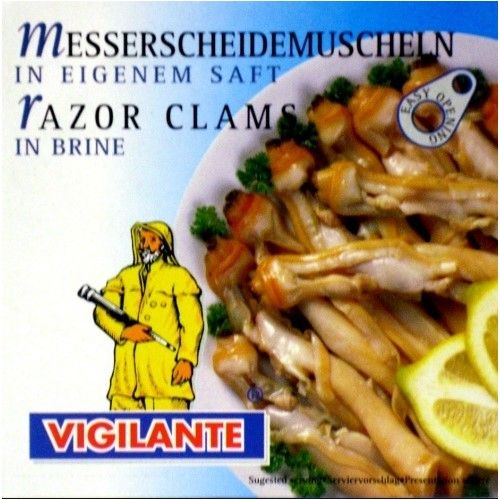 RAZOR CLAMS BRINE VIGILANTE 111g