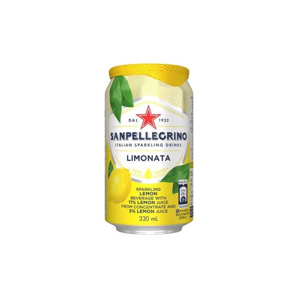 SAN PELLEGRINO LIMONATA CAN 330ml x24