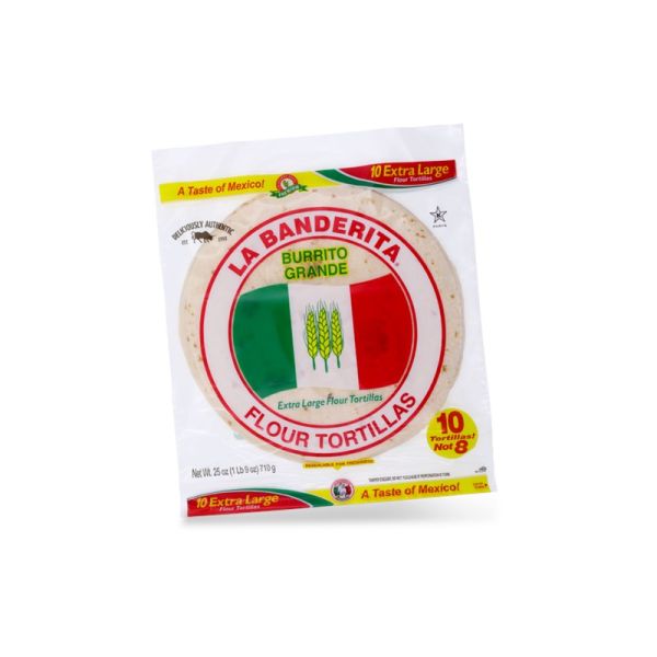 LA BANDERITA 10"" TORTILLAS PKT