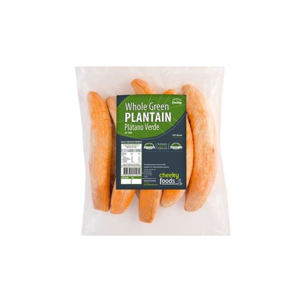 CHEEKY PLATANO VERDE GREEN ENTERO WHOLE PLANTAIN 1kg