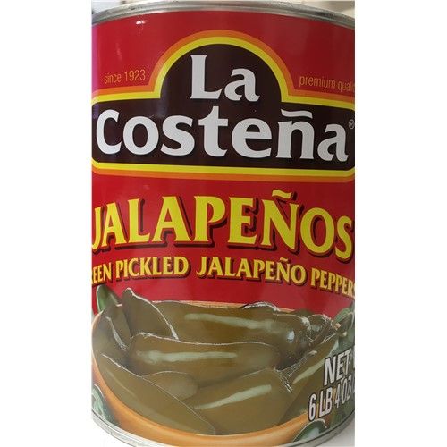 JALAPENO WHOLE PICKLED LA COSTENA 2.8kg