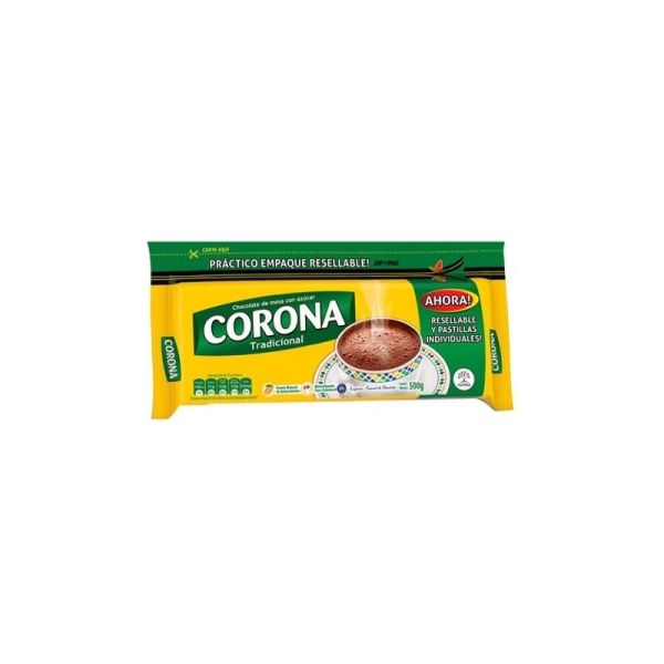 CORONA HOT CHOCOLATE TRADITIONAL RESEALABLE 500g