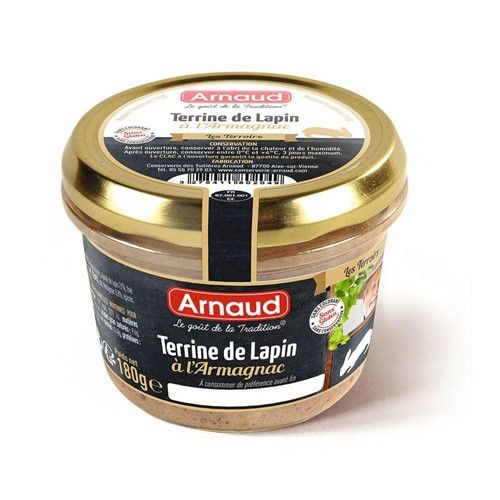 TERRINE RABBIT ARMAGNAC ARNAUD 180g