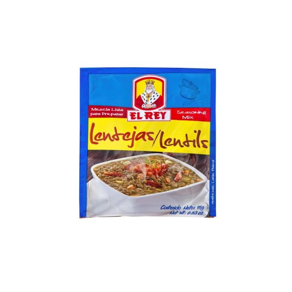 EL REY LENTEJAS LENTILS SEASONING MIX 15g