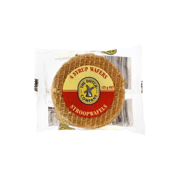 THE DUTCH COMPANY 4 SYRUP WAFERS STROOPWAFERS 125g