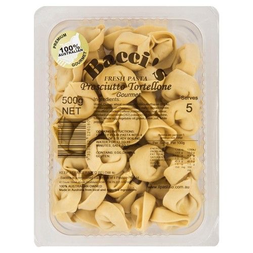 BACCI'S PROSCIUTTO TORTELLONE 500g