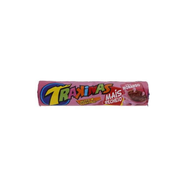 TRAKINAS STRAWBERRY BISCUITS 136g