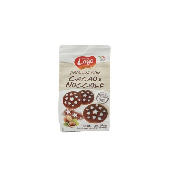 GASTONE LAGO FROLLINI CON COCOA AND HAZLENUT COOKIES 350g