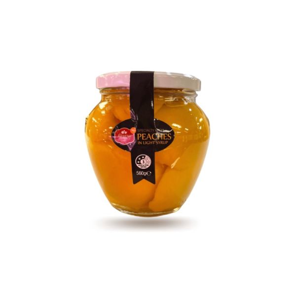 PEACHES IN SYRUP AEGEAN 550g