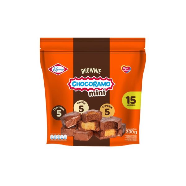 CHOCORAMO BROWNIE MINI MIXED FLAVOURS 300g