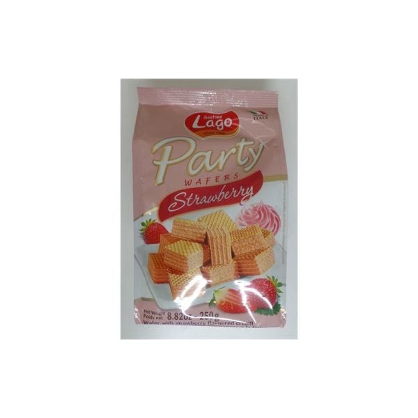 GASTONE LAGO PARTY STRAWBERRY WAFERS 250g