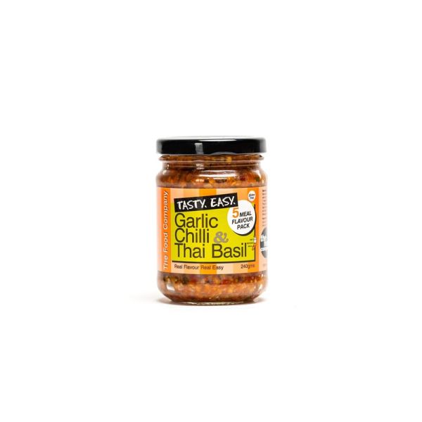 GARLIC CHILLI THAI BASIL THE FOOD COMPANY 240g