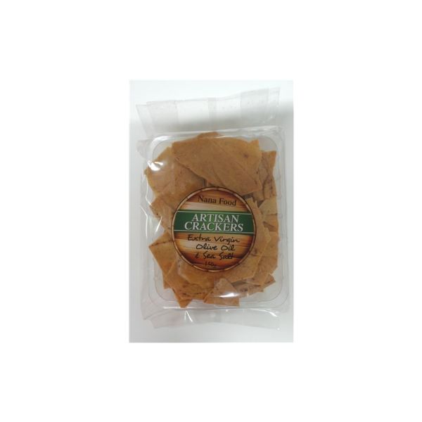 ARTISAN CRACKERS OLIVE OIL SALT NANA FOOD 150g