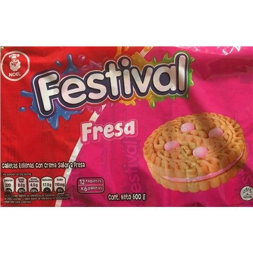 FESTIVAL FRESA STRAWBERRY 403g