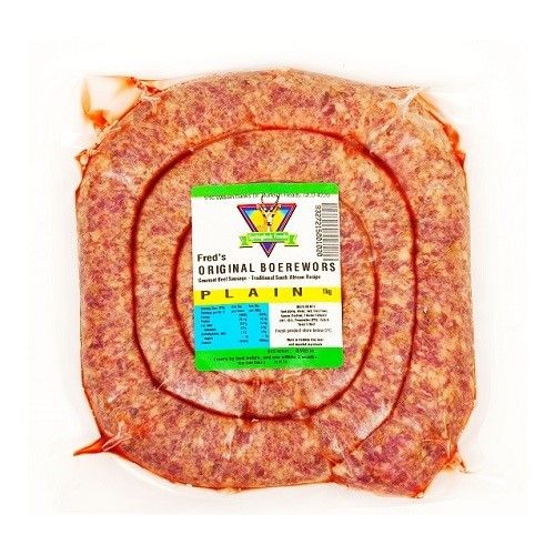 BOEREWORS PLAIN SPRINGBOK 450g