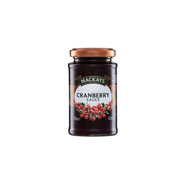 CRANBERRY SAUCE PORT MACKAYS 235g