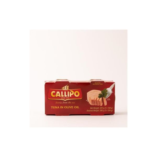 CALLIPO TUNA IN OLIVE OIL 2 PACK 160g