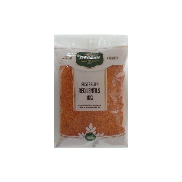 LENTILS RED SPLIT AEGEAN 1 kg