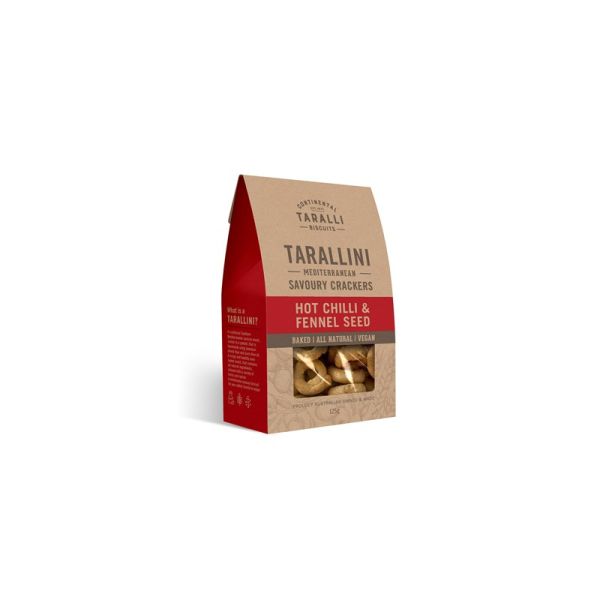 TARALLINI HOT CHILLI AND FENNEL SEED 125g