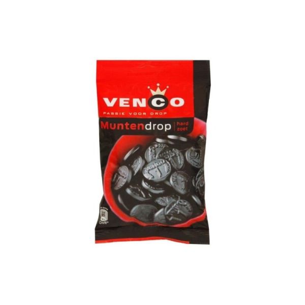 VENCO LICORICE COIN SWEET 168G