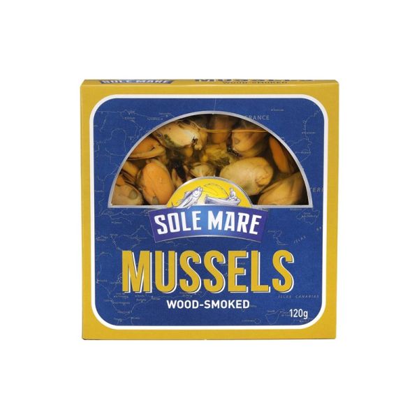 MUSSELS SMOKED SOLE MARE 120g